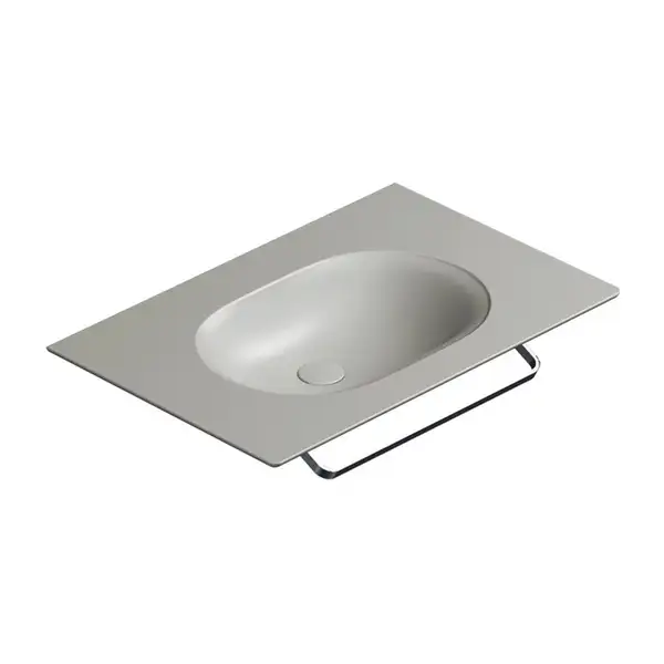 Раковина подвесная Catalano Horizon 75 х 50 см, Satin cement (175HZCS) фото 1 Aquada.com.ua