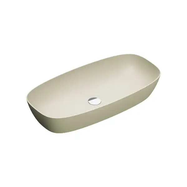 Раковина накладная на столешницу Catalano Green Lux Сolori 40 х 80 х h14 см, цвет - серый матовый 180AGRLXGS