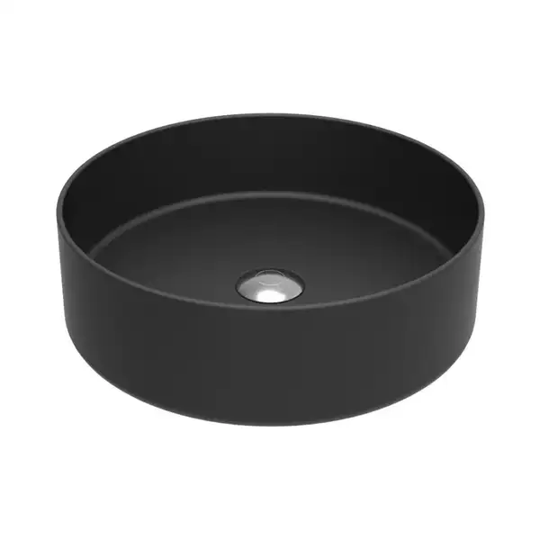 Devit Allround Раковина накладна Ø 40 см, чорний матовий (1512137B)