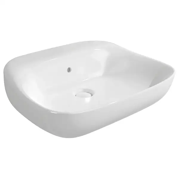 Раковина подвесная Flaminia Fluo 60 х 49 х h20 см, цвет - Latte opaco (матовый) FU60L Latte
