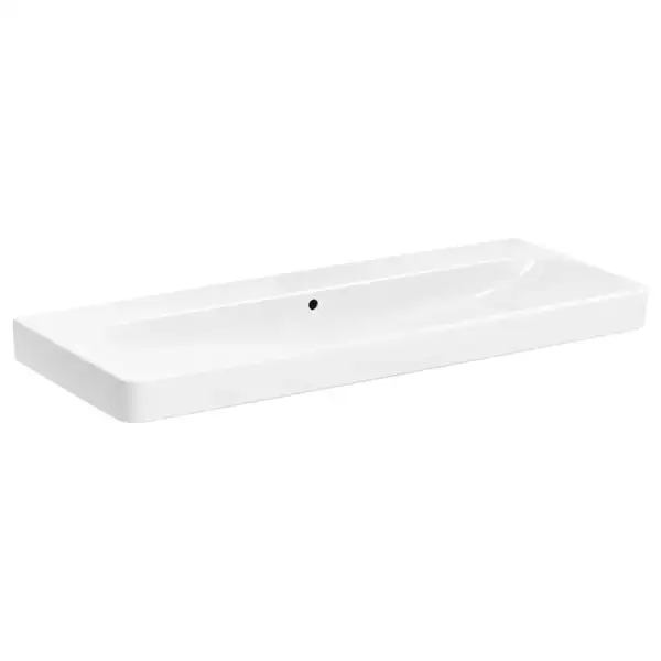 Раковина подвесная Geberit Smyle Square 120 х 48 х h16,5 см, без отверстия под смеситель (500.225.01.1) фото 1 Aquada.com.ua