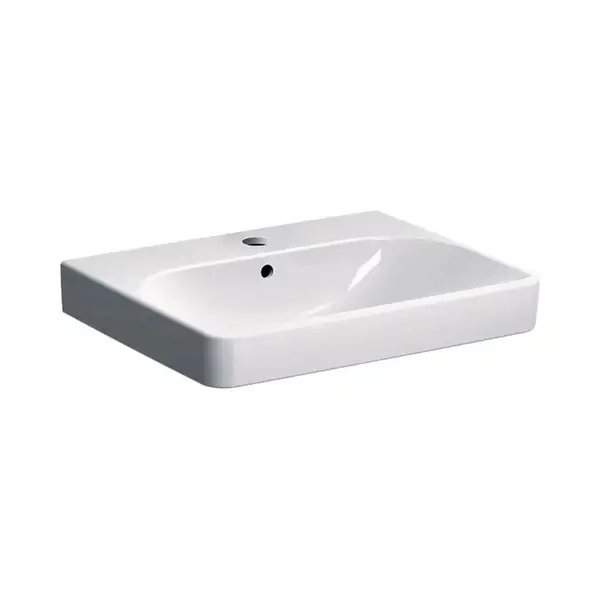 Geberit Smyle Square Раковина подвесная, белая (500.229.01.1)