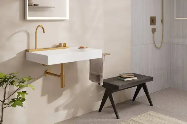 Раковина Hansgrohe Avalegra AquaUnit 78 х 47,5 х 10 см, без переливу, з функцією QuickClean+, із змішувачем, Brushed Bronze  22473140