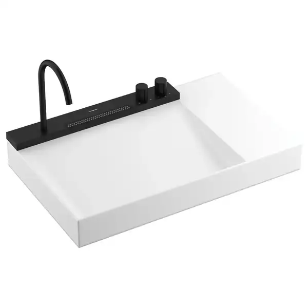 Раковина Hansgrohe Avalegra AquaUnit 78 х 47,5 х 10 см, без переливу, з функцією QuickClean+, із змішувачем, Matt Black  22473670