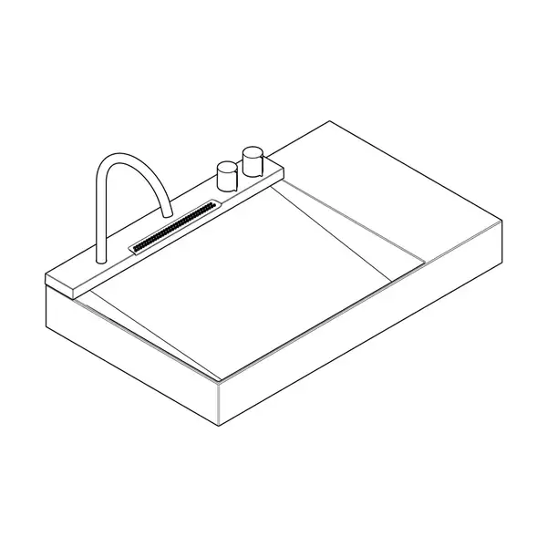 Раковина Hansgrohe Avalegra AquaUnit 78 х 47,5 х 10 см, без переливу, з функцією QuickClean+, із змішувачем, Matt Black  22473670