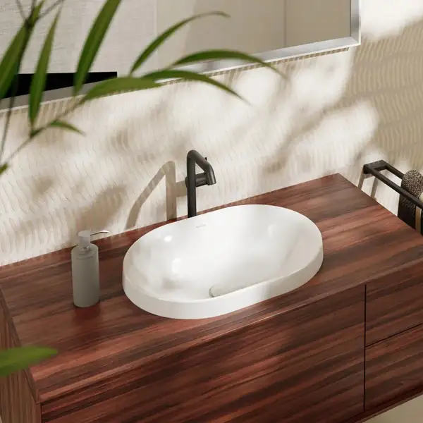 Раковина, що вбудовується на стільницю зверху 40 х 55 см. Hansgrohe Xuniva U  60157450