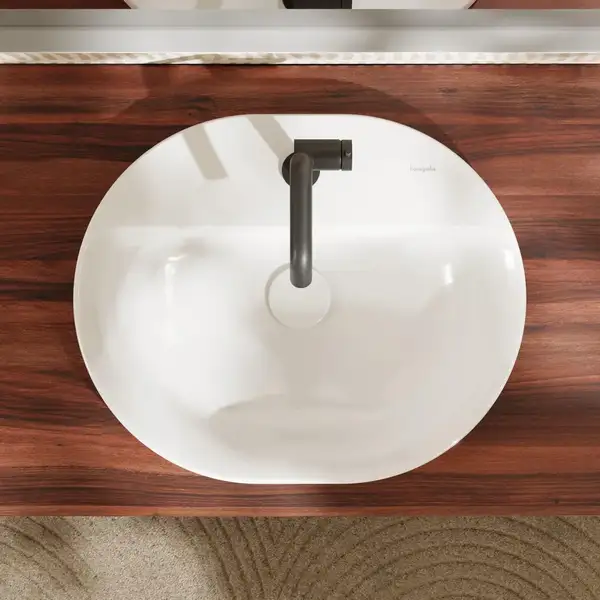 Hansgrohe Xuniva U Раковина на столешницу, белая (60161450)
