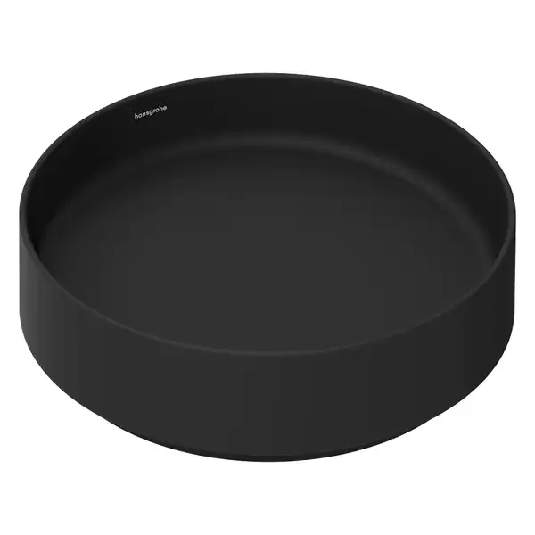 Раковина накладна на стільницю Ø40 х h12 см Hansgrohe Xuniva Evo S (без переливу, Matt Black)  60323670