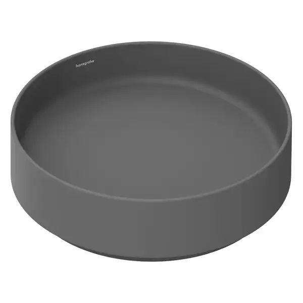 Раковина накладна на стільницю Ø40 х h12 см Hansgrohe Xuniva Evo S (без переливу, Slate Matt Grey)  60323760