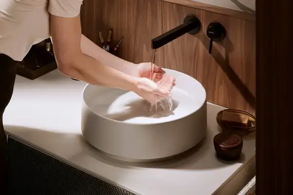 Раковина накладна на стільницю Ø40 х h12 см Hansgrohe Xuniva Evo S (без переливу, Sand Matt Beige)  60323780