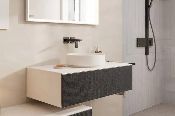Раковина накладна на стільницю Ø40 х h12 см Hansgrohe Xuniva Evo S (без переливу, Sand Matt Beige)  60323780