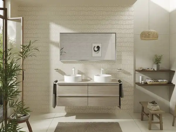 Раковина накладна на стільницю Ø40 см (покриття SmartClean) Hansgrohe Xuniva S  61071450