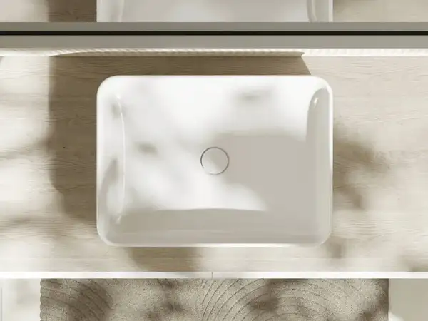 Раковина накладна на стільницю 40х55 см (покриття SmartClean) Hansgrohe Xuniva Q  61075450