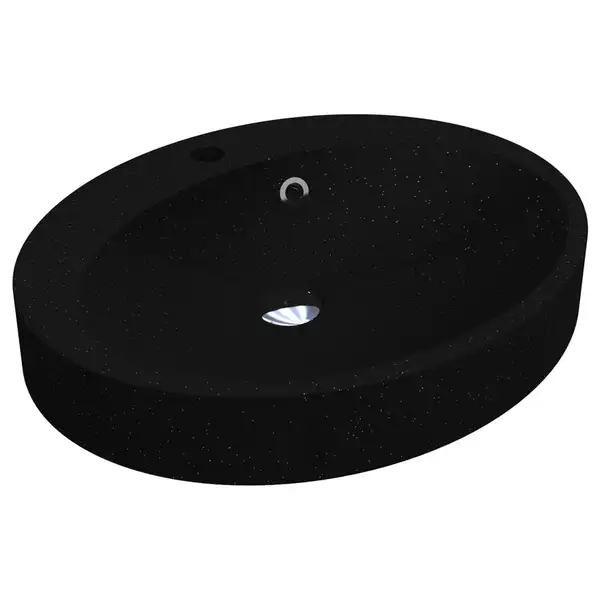 MIRAGGIO Умывальник DEVON BLACK MIRASTONE (0000395)