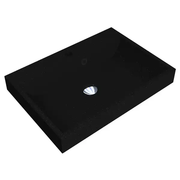MIRAGGIO Умывальник VARNA 600 BLACK MIRASTONE (0000447)