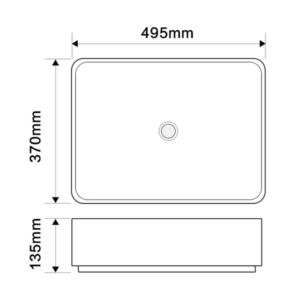 Mixxus Premium BEVEL-0102 Раковина, мрамор (MP6519)