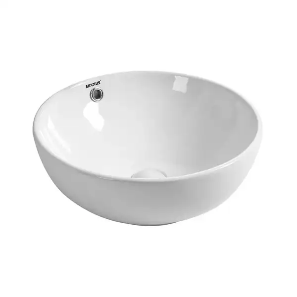 MIXXUS PREMIUM ELLIPSE-0205 Раковина накладная, белая (MP6530)