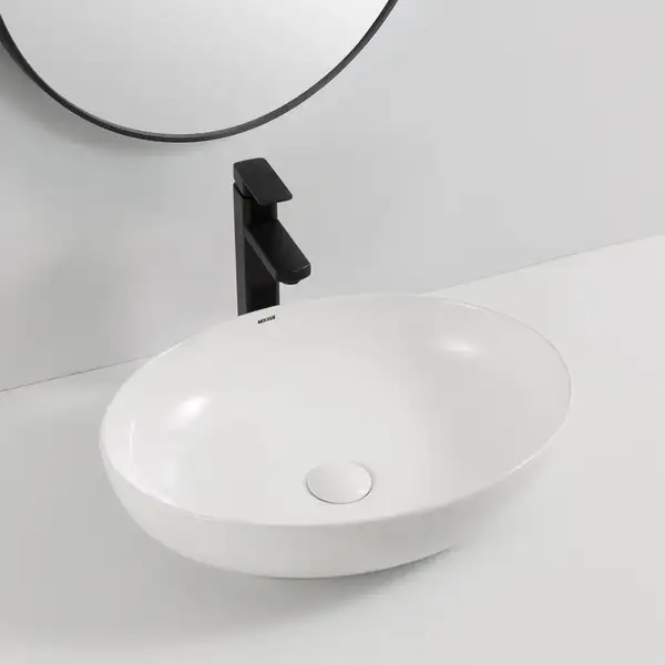 Mixxus Premium ELLIPSE-0102 Раковина накладная, белая (MP6551)