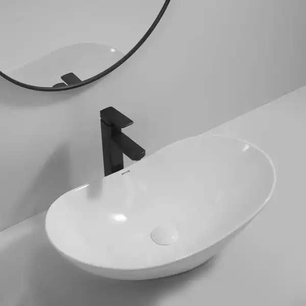 Mixxus Premium WAVE-0105 Раковина накладная, белая (MP6555)