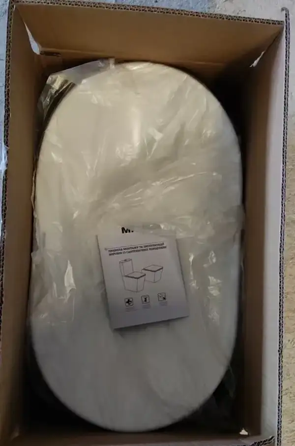 Mixxus Premium WAVE-0105 Раковина накладная, белая (MP6555)