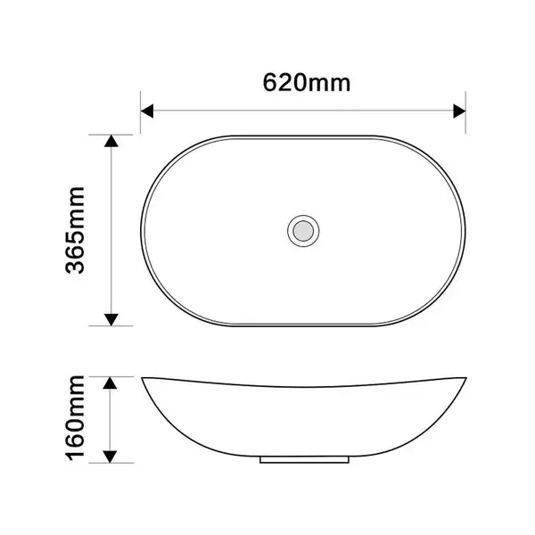 MIXXUS PREMIUM WAVE-0106, накладная раковина, мрамор (MP6560)