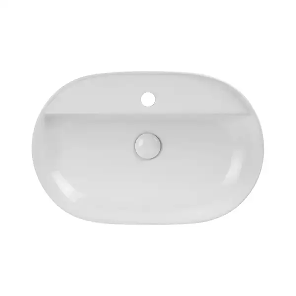 Раковина накладная Mixxus Premium ELLIPSE-0204, белая (MP6679)