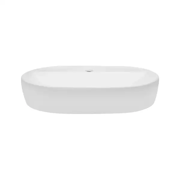 Раковина накладная Mixxus Premium ELLIPSE-0204, белая (MP6679)