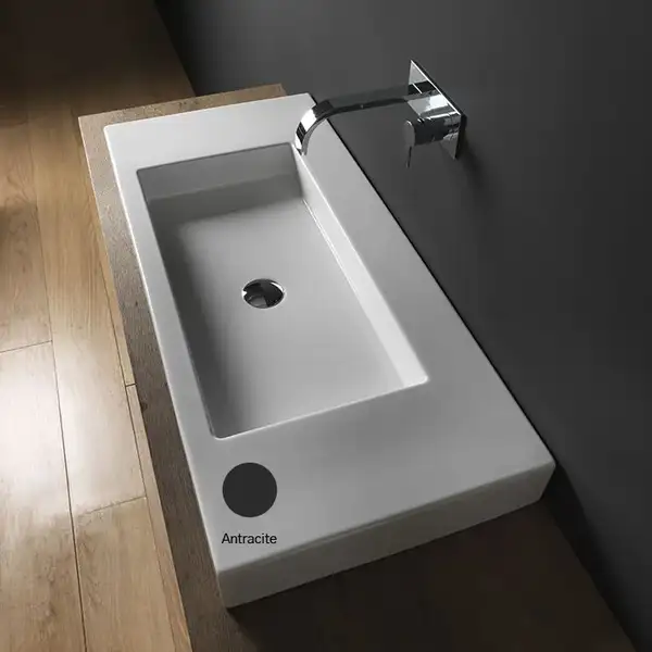 Nic-Design Умивальник підвісний Nic Design Cult 1000x450 мм, Antracite матовий (001131013)