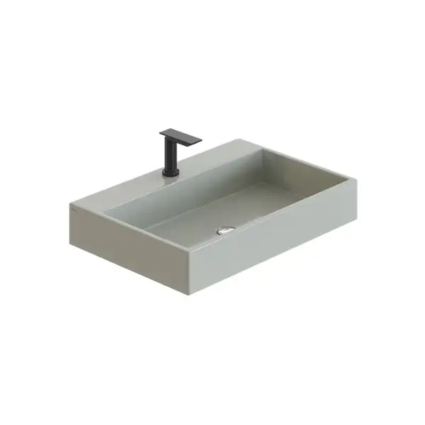Nic-Design Умивальник підвісний NIC Design Cool 75x51 см без отвору під змішувач, Cemento (001231047)