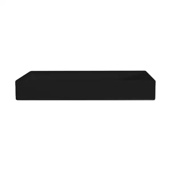 Nic-Design Умивальник підвісний Nic Design Cool без переливу 120х51x12.5 см, чорний глянець (001233008)