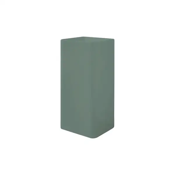 Nic-Design Умивальник окремо стоячий Nic Design Semplice 40х40х85 см без переливу, зі зливом у стіну, Salvia матовий (001372067)