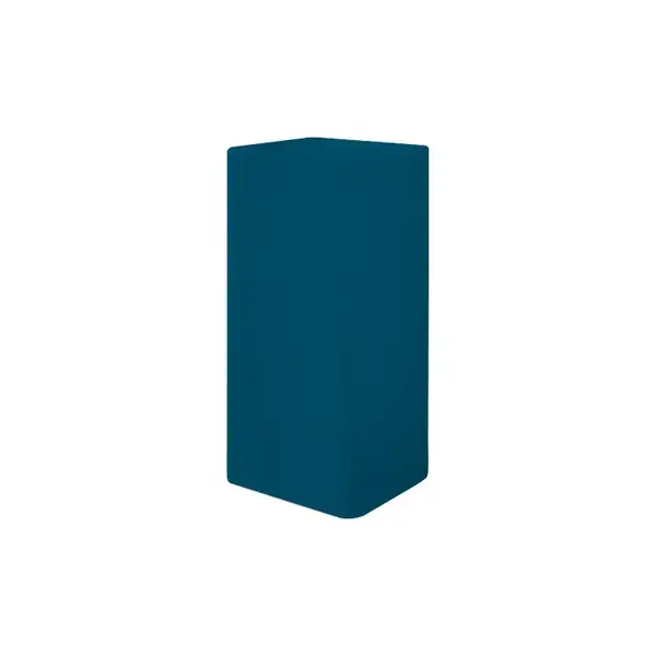 Nic-Design Умивальник окремо стоячий Nic Design Semplice 40х40х85 см без переливу, зі зливом у стіну, Denim глянець (001372076)
