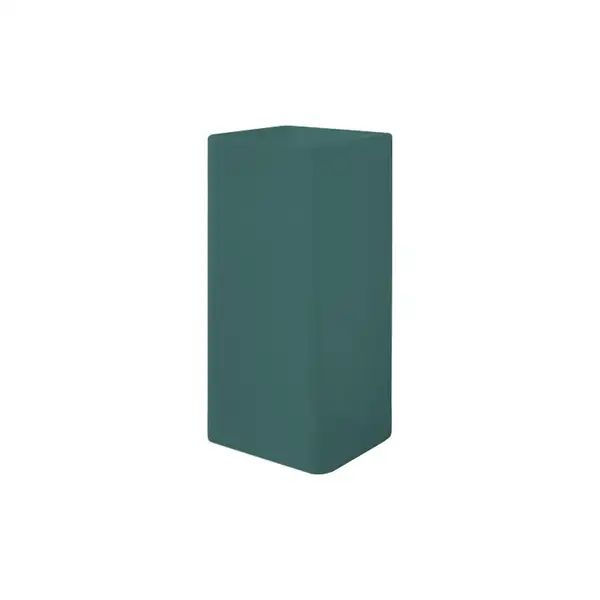 Nic-Design Умивальник окремо стоячий Nic Design Semplice 40х40х85 см без переливу зі зливом у стіну, Amazzonia глянець (001372077)