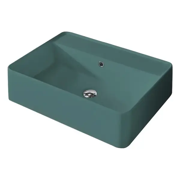 Nic-Design Умивальник на стільницю з переливом Nic Design Semplice 60х45х16 см, Amazzonia глянець N/F (001384077 NF)