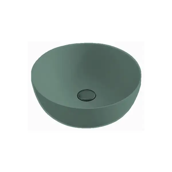 Умивальник на стільницю Nic Design Ovvio 38x14 см, Salvia matt (001446067)