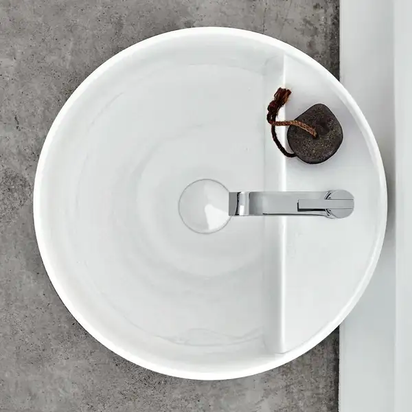 Nic-Design Умивальник окремо стоячий з отвором під змішувач Nic Design Ovvio 45х85 см, Antracite матовий (001454013)