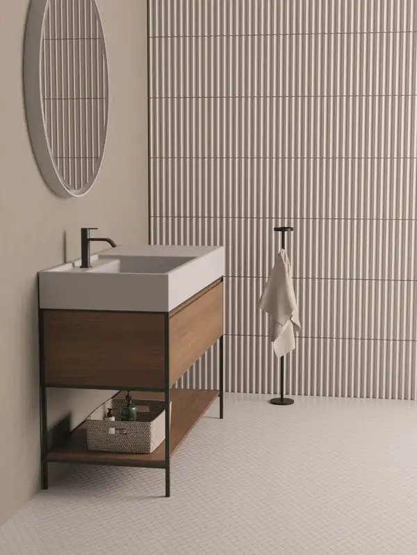 Nic-Design Умивальник підвісний Nic Design Elen 120 чаша зліва, antracite (001734CF013) (001734013CF)