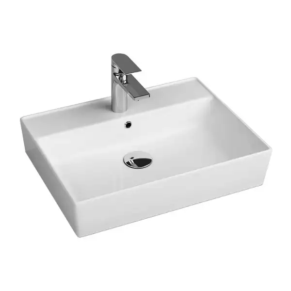 Умивальник підвісний Quarter Bath Cross Line 60x45, білий (70CL23060.00.1.3.01)