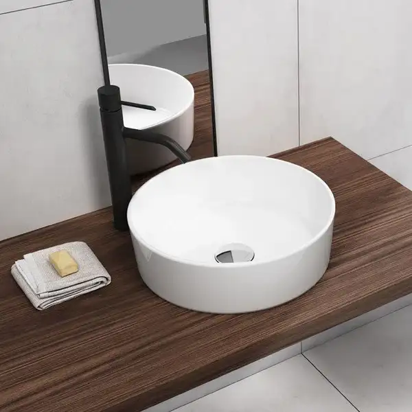 Quarter Bath Round Line 42 Умывальник, белый (70RO23042) (70RO23042.00.2.3.01)