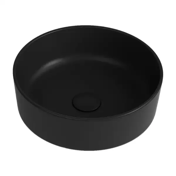 Умивальник на стільницю Quarter Bath Round Line 42, чорний матовий (70RO23042.01.2.3.01)