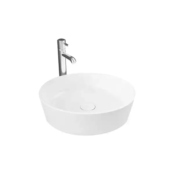 Раковина накладная на столешницу Rak Ceramics Feeling Ø 42 см, белый глянец (FEECT4200AWHA)