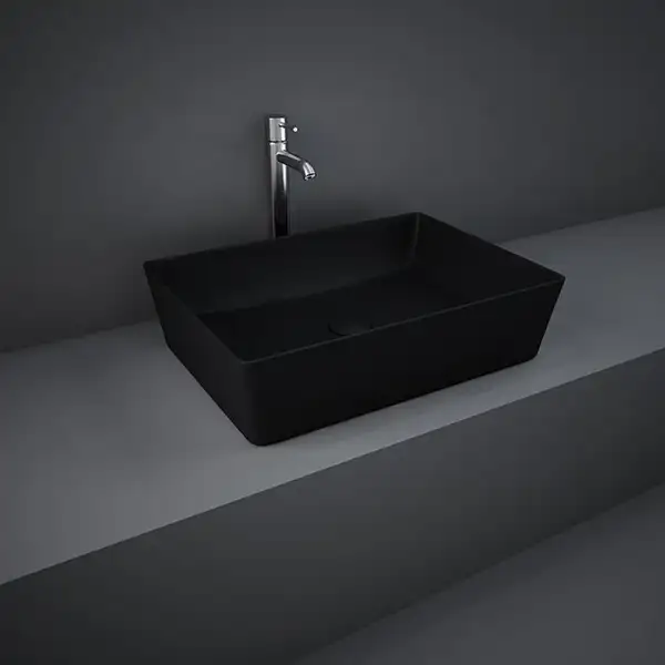 Rak Ceramics Feeling Раковина накладная, черный мат (FEECT5000504A)