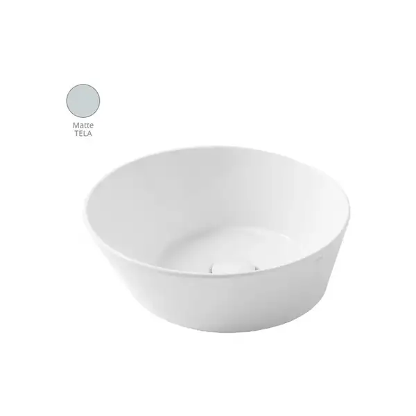 Simas Wave 42 Умивальник накладний, круглий Tela Mat (WA01TM)