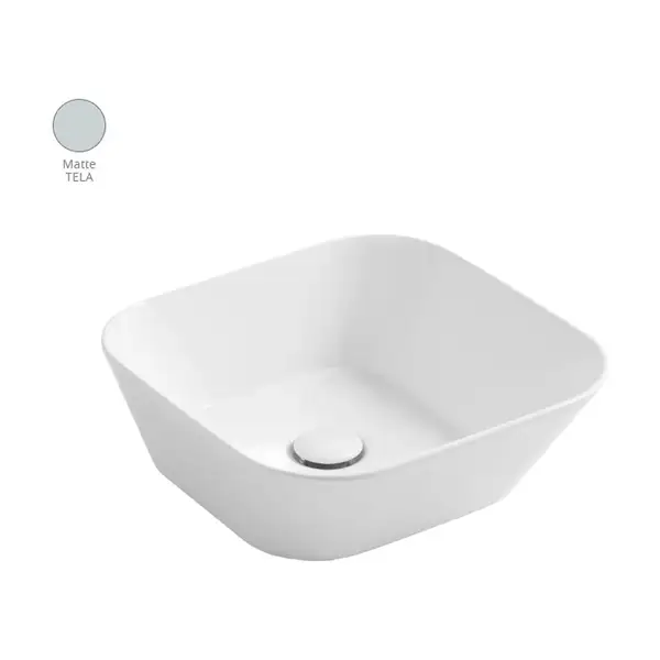 Simas Wave 42 квадрат Раковина накладна, матова (WA03TM)