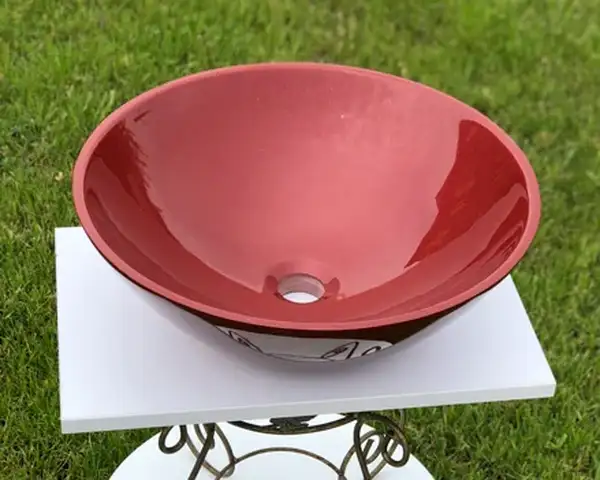 Snail Камелія Умивальник накладний, бордо (147H200)