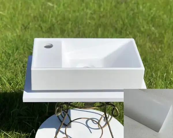 Snail Естель L А100М Умивальник, білий матовий (153A100M)