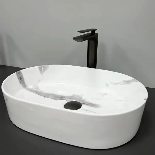 Умывальник (раковина) VBI VERONA 50 MARBLE NATURE накладной (VBI-011311)