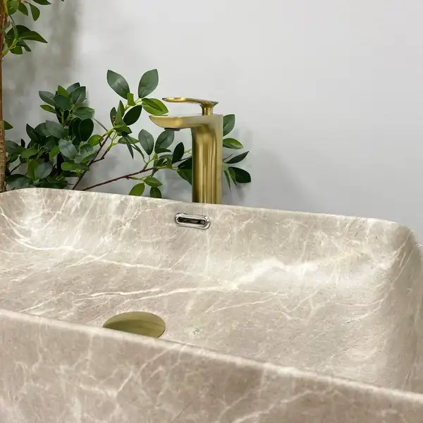 VBI ARABBA M Умивальник накладний, BEIGE STONE (VBI-013504)