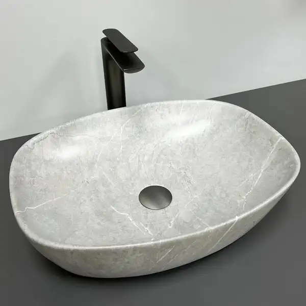 Умывальник (раковина) VBI OLBIA GREY STONE MATT накладной (VBI-014300)