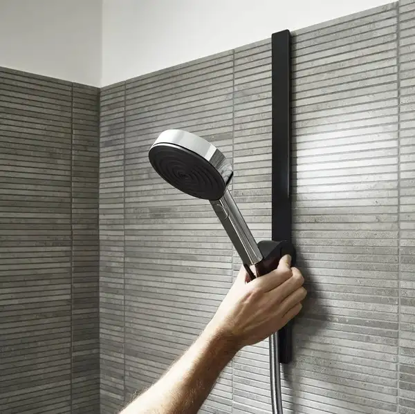 Штанга для душу Hansgrohe 500 x 33 x 12 мм WallStoris, білий матовий (27902700)
